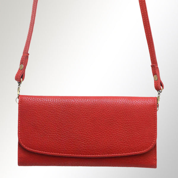 ADBGM112 Minimalist Genuine Leather Clutch Crossbody Bag