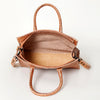 ADBG704 American Darling Handcrafted Western Leather Tote Bag with Tassels