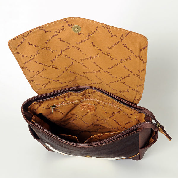 LC-ADBG845 Backpack Hair On Genuine Western Leather Women Bag