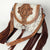 ADBG851 American Darling Hand Tooled Floral Leather & Hair-On Cowhide Messenger Bag with Fringes