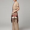 LC-ADBGZ617B Messenger Genuine Western Leather Women Bag