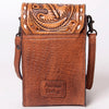 LC-ADBGZ326C Cellphone Holder Genuine Western Leather Women Bag