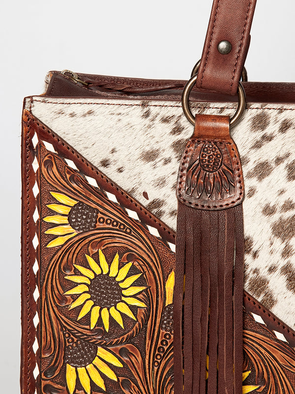 LC-ADBGZ201E Tote Hair On Genuine Western Leather Women Bag