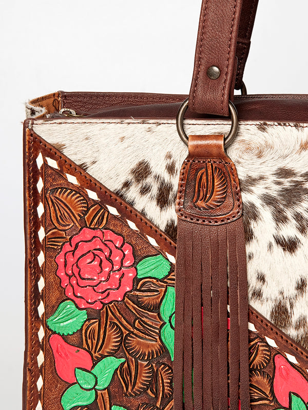 LC-ADBGZ201F Tote Hair On Genuine Western Leather Women Bag