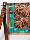 ADBG485 American Darling Hand Tooled Leather Organiser Bag