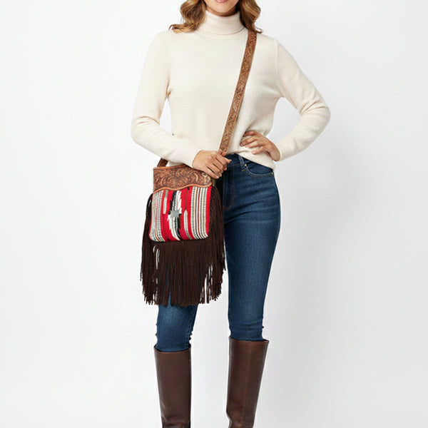 LC-ADBGZ630 Crossbody Genuine Western Leather Women Bag
