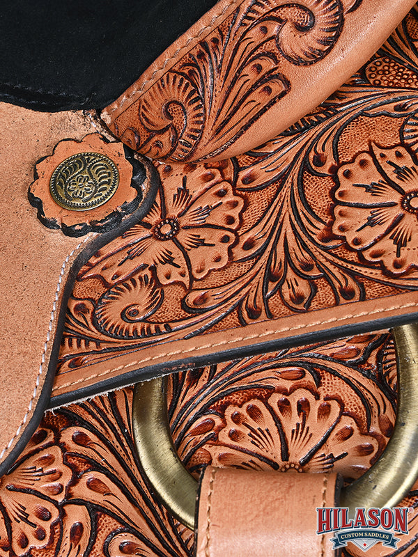 BER252-Western Leather Breast Collar