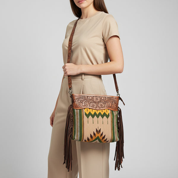 LC-ADBGZ575A Crossbody Genuine Western Leather Women Bag