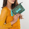 LC-ADBGD164 Coin Purse Genuine Western Leather Women Bag