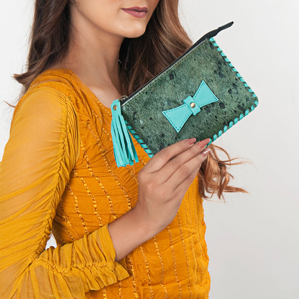 LC-ADBGD164 Coin Purse Genuine Western Leather Women Bag
