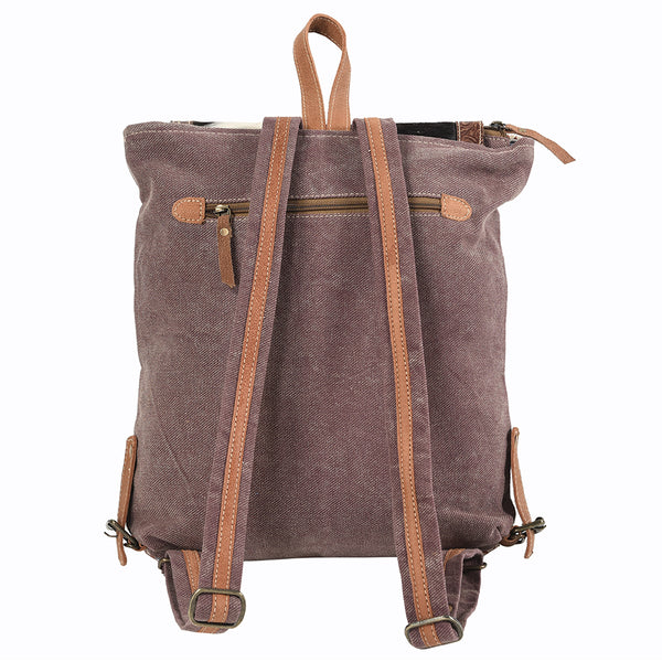 LC-KB111Backpack Upcycled Canvas Ladies Bag