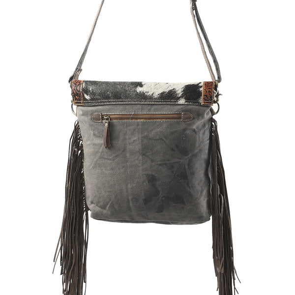 LC-KB117Crossbody Upcycled Canvas Ladies Bag