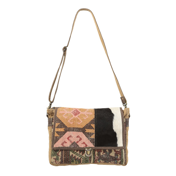 LC-KB126 Crossbody Upcycled Canvas Ladies Bag