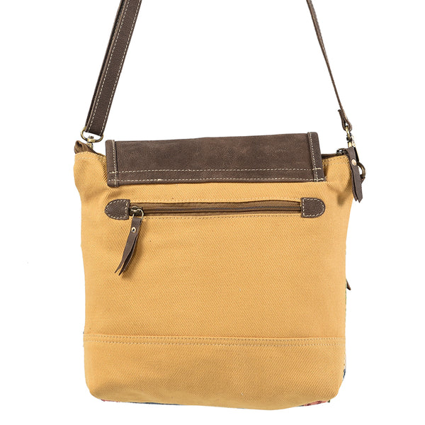 LC-KB128 Crossbody Upcycled Canvas Ladies Bag