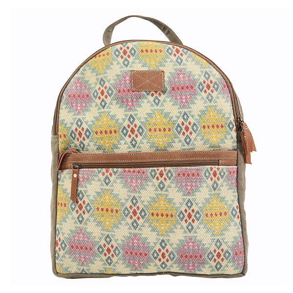 LC-KB140Backpack Upcycled Canvas Ladies Bag