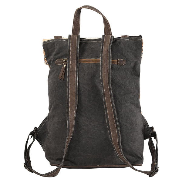 LC-KB166Backpack Upcycled Canvas Ladies Bag