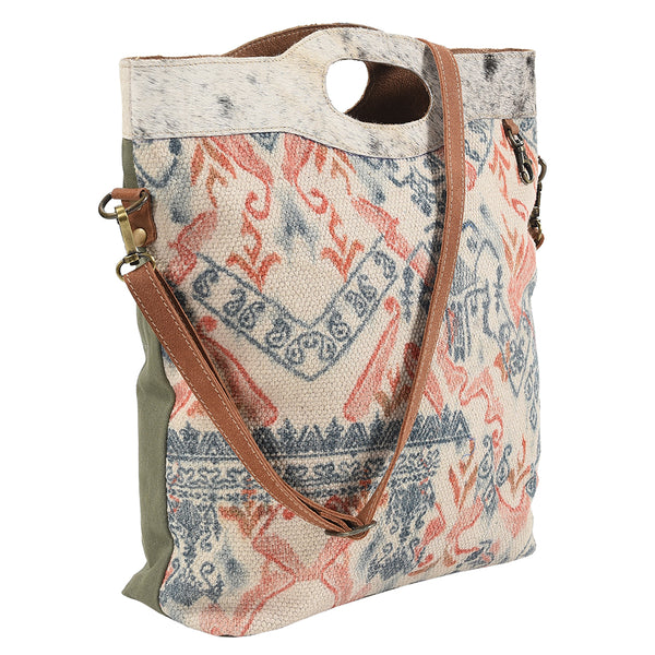 LC-KB182 Crossbody Upcycled Canvas Ladies Bag