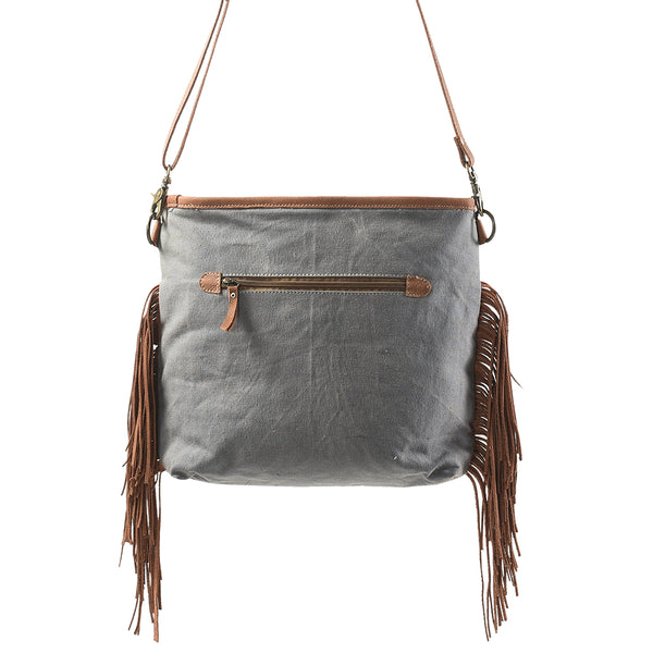 LC-KB207 Large Crossbody Upcycled Canvas Ladies Bag