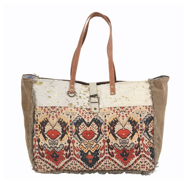 LC-KB229 Weekender Upcycled Canvas Ladies Bag