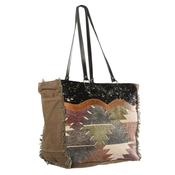 LC-KB233 Weekender Upcycled Canvas Ladies Bag