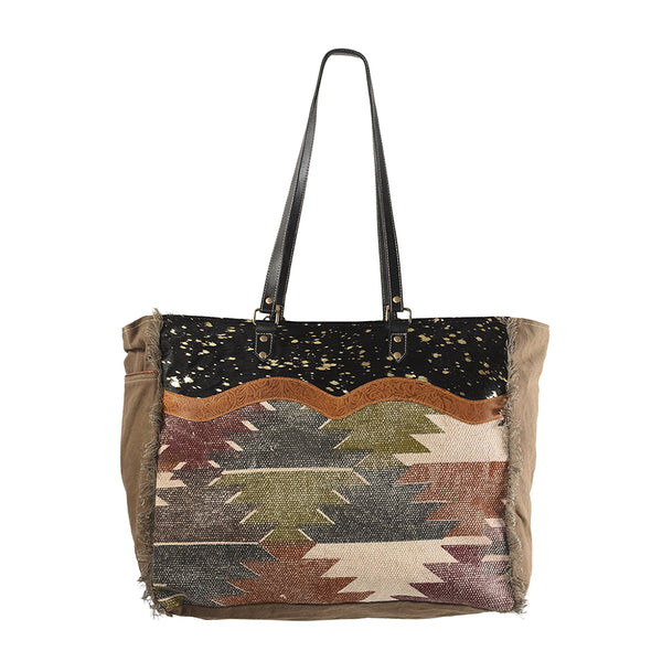 LC-KB233 Weekender Upcycled Canvas Ladies Bag