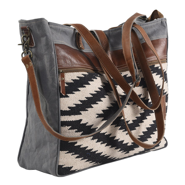 LC-KB248 Weekender Upcycled Canvas Ladies Bag