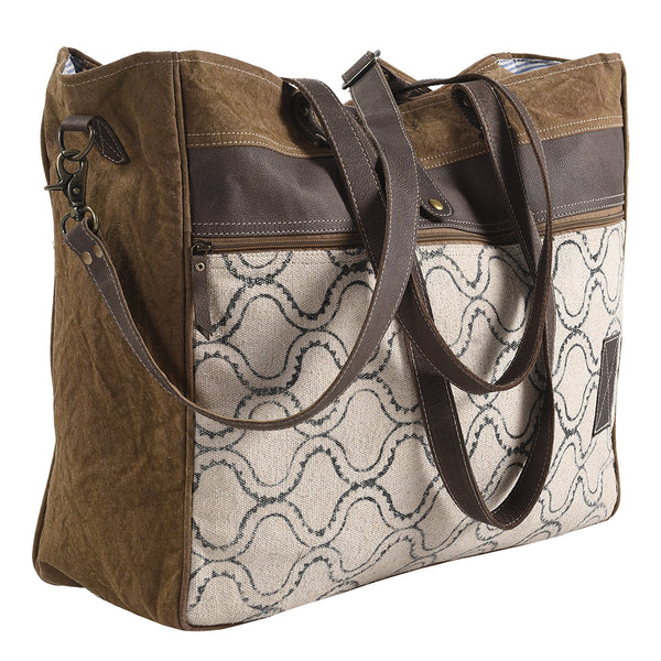 LC-KB250 Tote Upcycled Canvas Ladies Bag