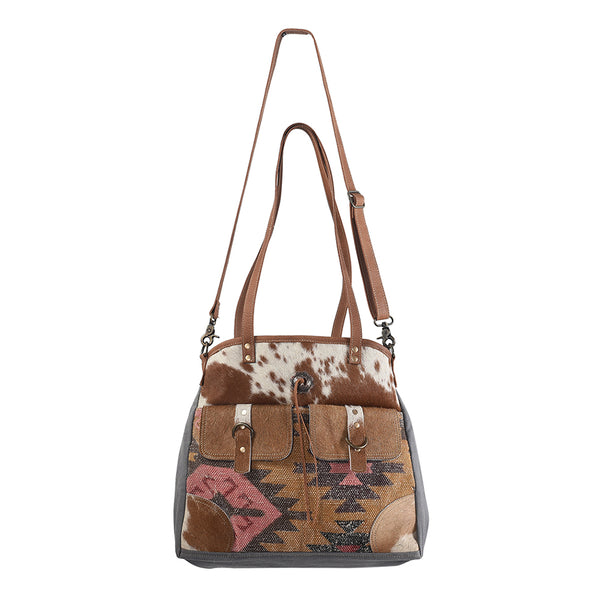 LC-KB252 Tote Upcycled Canvas Ladies Bag