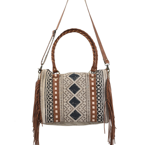 LC-KB261 Tote Upcycled Canvas Ladies Bag