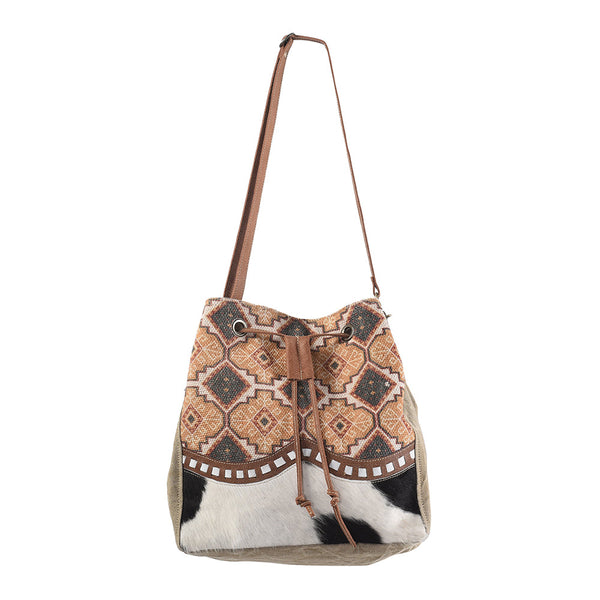 LC-KB270 Bucket Upcycled Canvas Ladies Bag