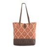 LC-KB284 Tote Upcycled Canvas Ladies Bag