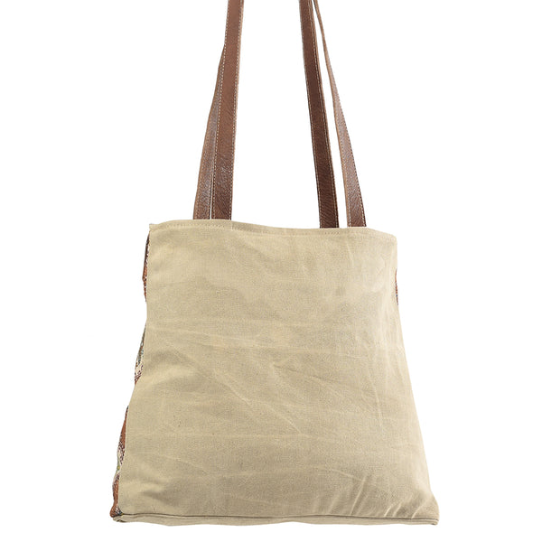 LC-KB290 Tote Upcycled Canvas Ladies Bag