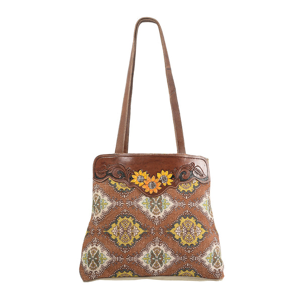 LC-KB290 Tote Upcycled Canvas Ladies Bag