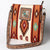 ADBGA267 American Darling Woven Pattern Saddle Blanket Tooled Leather Crossbody