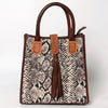 ADBGA279 American Darling Tote Bag Hair-On Cowhide Genuine Leather Hand Tooled