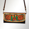 ADBGM102 Western Floral Tooled Leather Crossbody - Boho Rodeo Clutch