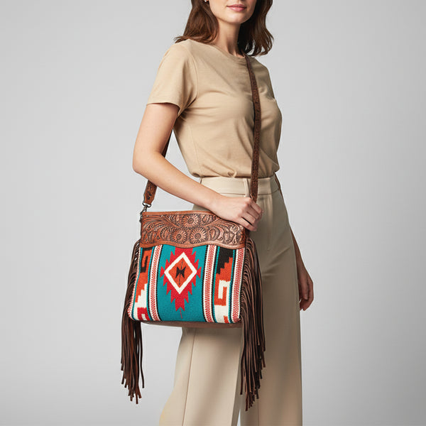 LC-ADBGZ576A Crossbody Genuine Western Leather Women Bag