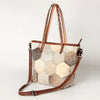 ADBG533 American Darling Handcrafted Hair-On Cowhide Western Leather Tote Bag