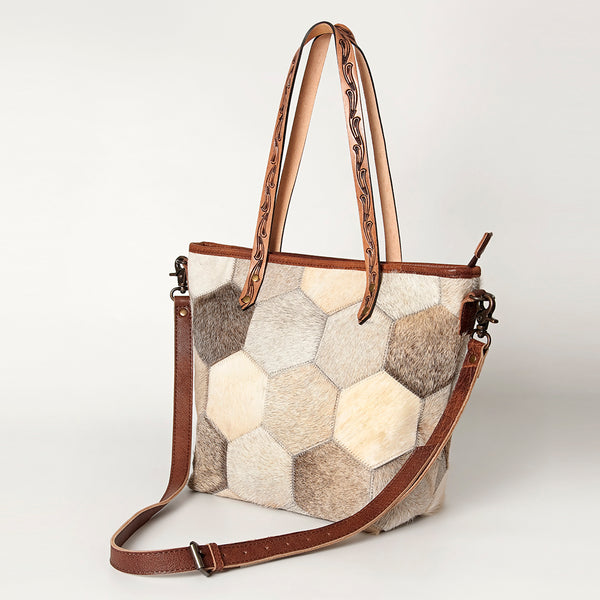 ADBG533 American Darling Handcrafted Hair-On Cowhide Western Leather Tote Bag