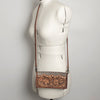 ADBG486 American Darling Hand Tooled Floral Leather Western Crossbody Bag