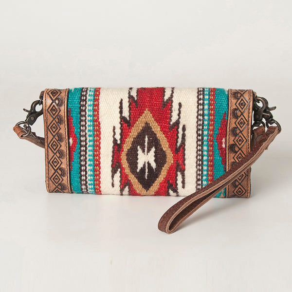ADBG906 American Darling Handcrafted Hand Tooled Leather Saddle Blanket Envelope
