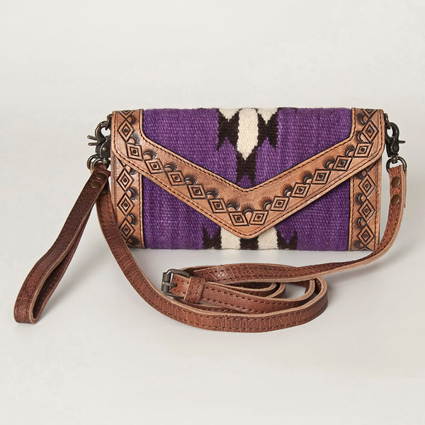 ADBG906 American Darling Handcrafted Hand Tooled Leather Saddle Blanket Envelope