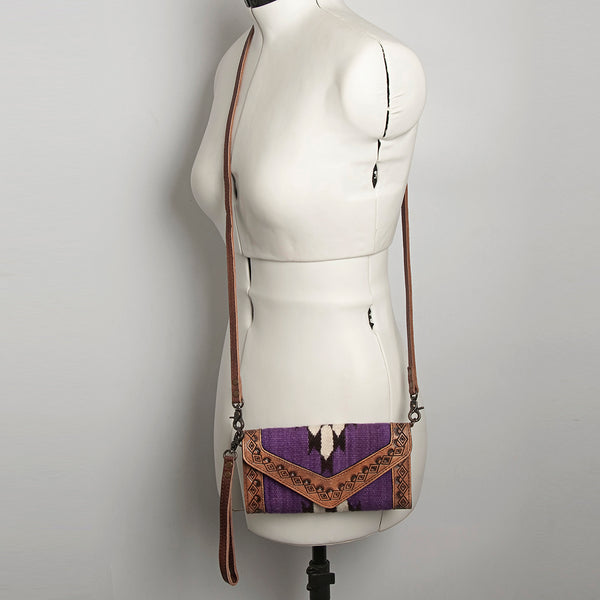 ADBG906 American Darling Handcrafted Hand Tooled Leather Saddle Blanket Envelope