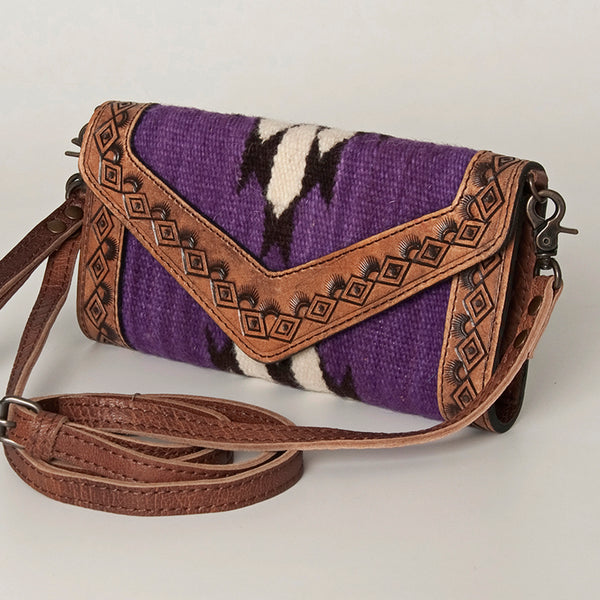 ADBG906 American Darling Handcrafted Hand Tooled Leather Saddle Blanket Envelope