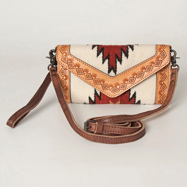 ADBG906 American Darling Handcrafted Hand Tooled Leather Saddle Blanket Envelope