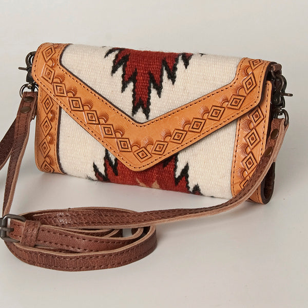 ADBG906 American Darling Handcrafted Hand Tooled Leather Saddle Blanket Envelope