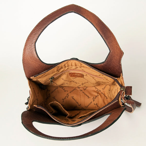 ADBG921 American Darling Handcrafted Hand Tooled Leather Western Clutch Bag