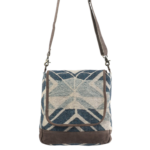 LC-KB310 Messenger Upcycled Canvas Ladies Bag