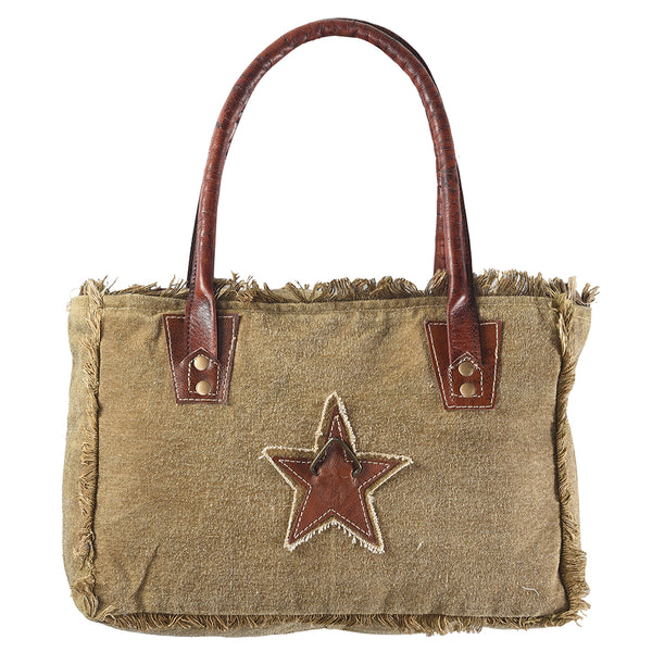 LC-KB332 Weekender Upcycled Canvas Ladies Bag