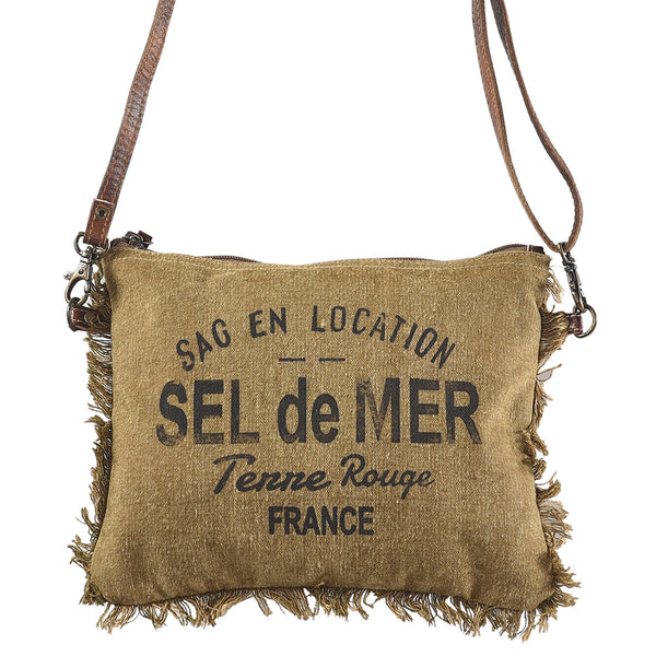 LC-KB335 Crossbody Upcycled Canvas Ladies Bag